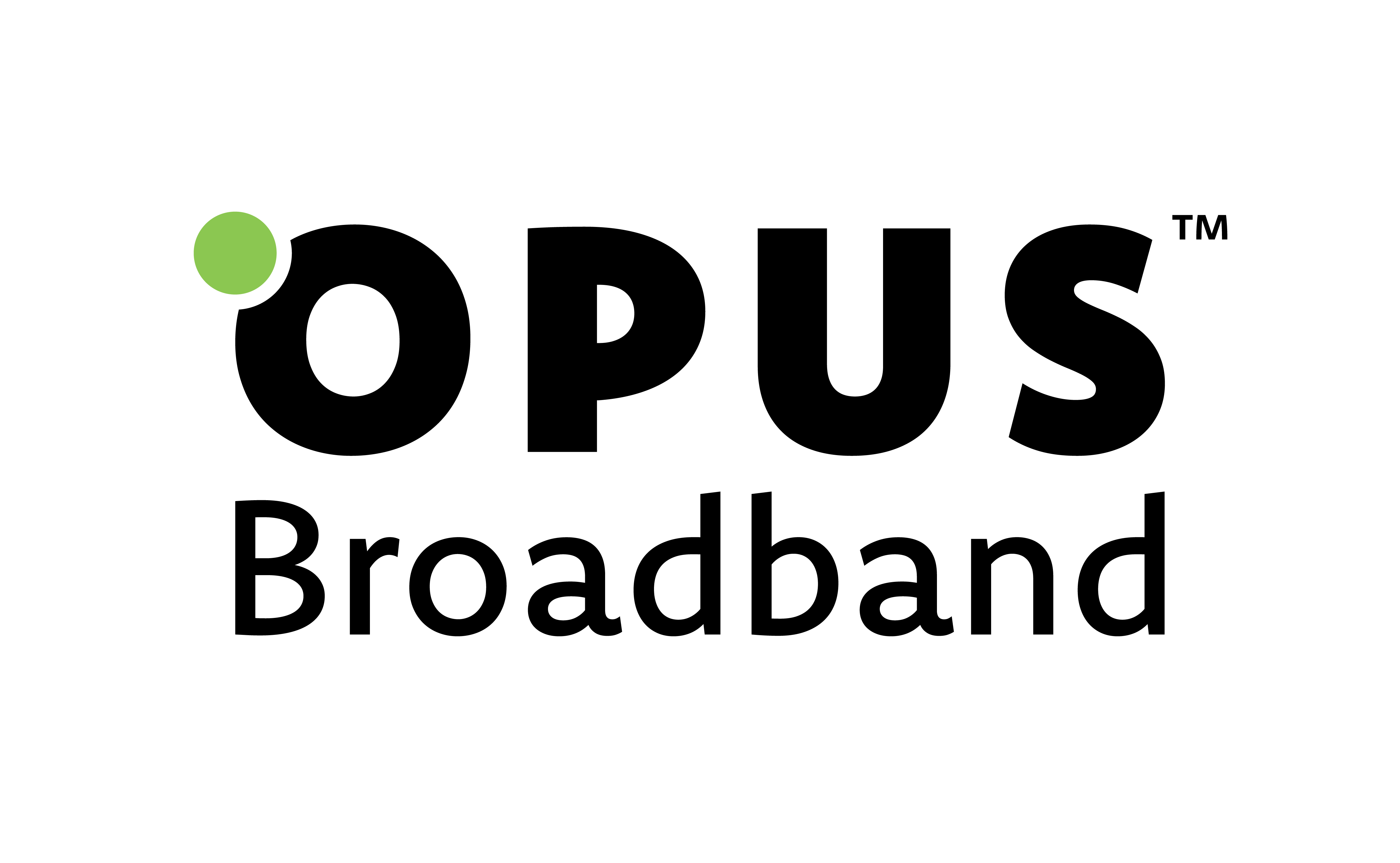 Opus Broadband Logo Ultra fast broadband